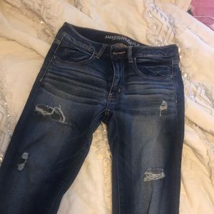 American Eagle distressed jeans